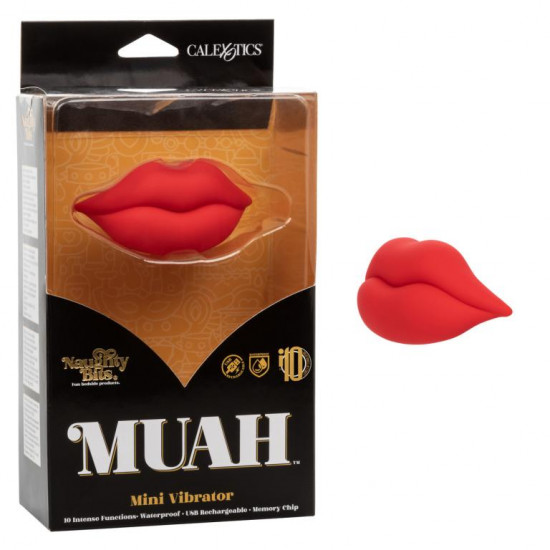 Вибромассажер в форме губ NAUGHTY BITS MUAH