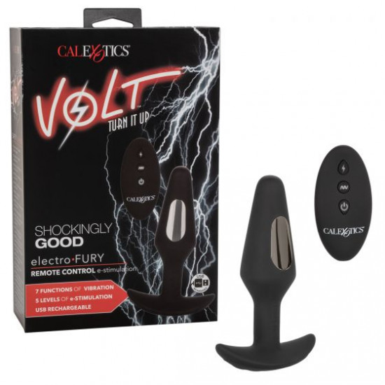 Анальная пробка с электростимуляцией VOLT ELECTRO-FURY