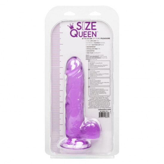 Фалоимитатор SIZE QUEEN 6""/15.25 CM-PURPLE