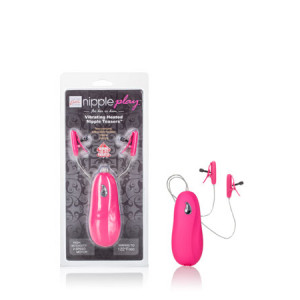 Зажимы для сосков с вибрацией Vibrating Heated Nipple Teasers
