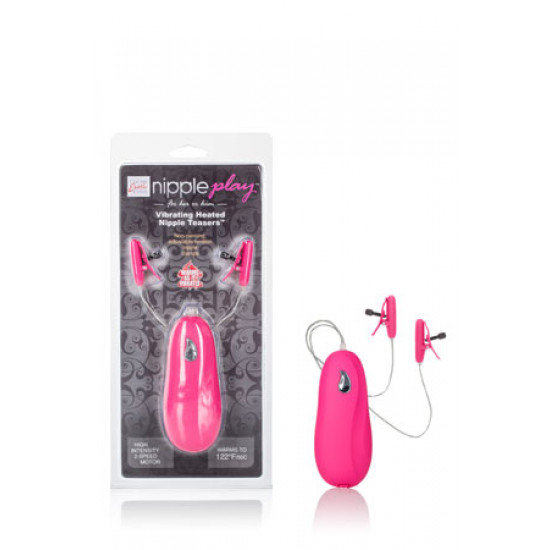 Зажимы для сосков с вибрацией Vibrating Heated Nipple Teasers