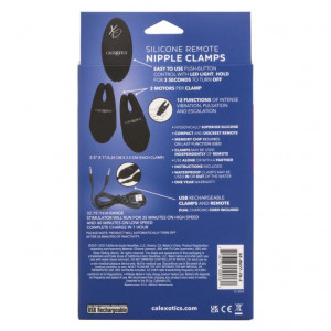 Зажимы для сосков с дистанционным управлением REMOTE NIPPLE CLAMPS (черные)