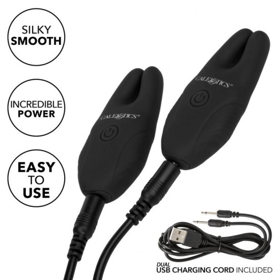 Зажимы для сосков с дистанционным управлением REMOTE NIPPLE CLAMPS (черные)