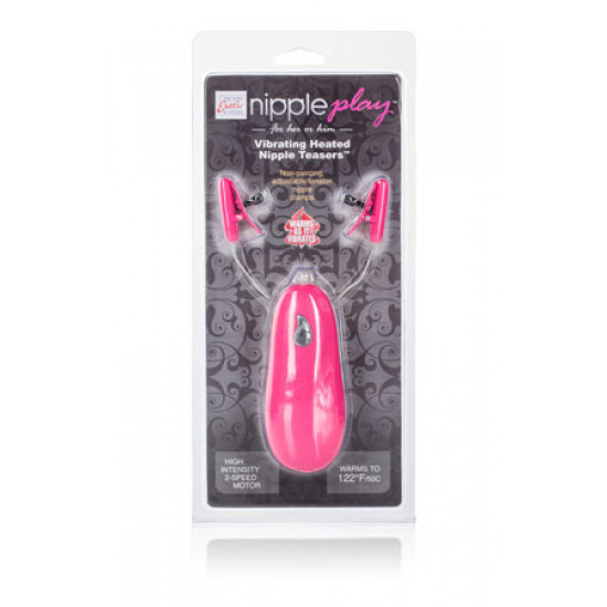 Зажимы для сосков с вибрацией Vibrating Heated Nipple Teasers