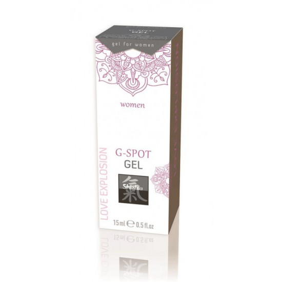 Ухаживающий гель для женской интимной зоны Shiatsu G-SPOT GEL women 15 мл.