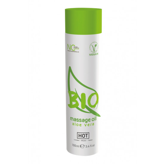 Массажное масло HOT BIO Massage oil aloe vera 100 мл.