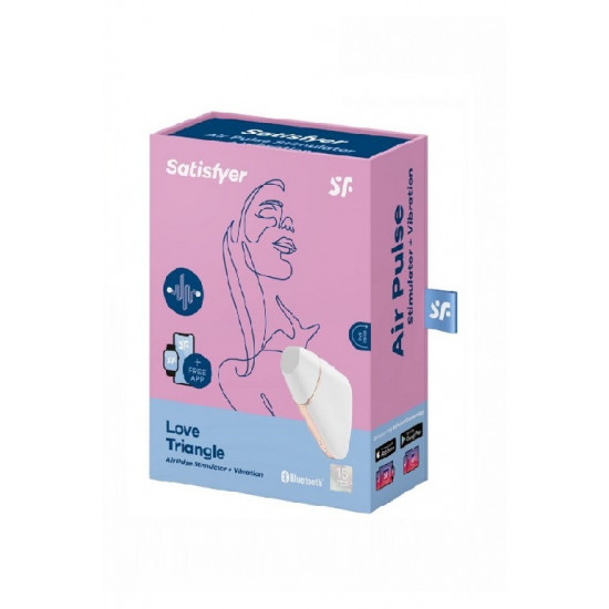 Вакуумно-волновой вибростимулятор Satisfyer Love Triangle с возможностью управления через приложение