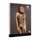 Кетсьюит (боди-комбинезон) Suspender Fishnet Choker - O/S