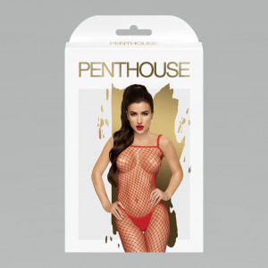 Кетсьют (боди-комбинезон) Penthouse ""Body search"" red (S-L).