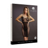 Миниплатье на бретельках Knee-Length Lace and Fishnet Dress