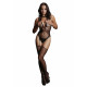 Кетсьюит (боди-комбинезон) Contrast Suspender Bodystocking