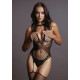 Кетсьюит (боди-комбинезон) Contrast Suspender Bodystocking