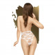 Ажурное боди Penthouse ""Toxic powder"" white (S/M)