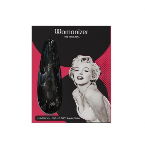 Бесконтактный клиторальный стимулятор Womanizer Marilyn Monroe мраморно-черный